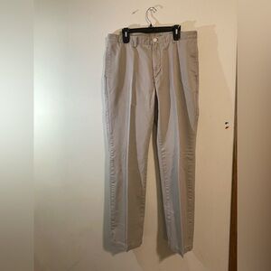 Vineyard Vines Pants Mens 36x34 Khaki Club Pant Flat Front Summer Cotton‎